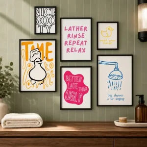 BATHROOM BANTER | 6 FRAMES