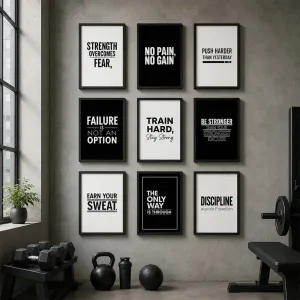 DISCIPLINE WALL | 9 FRAMES
